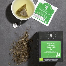 Preview: Bio Jasmin Chung Hao, grüner Tee